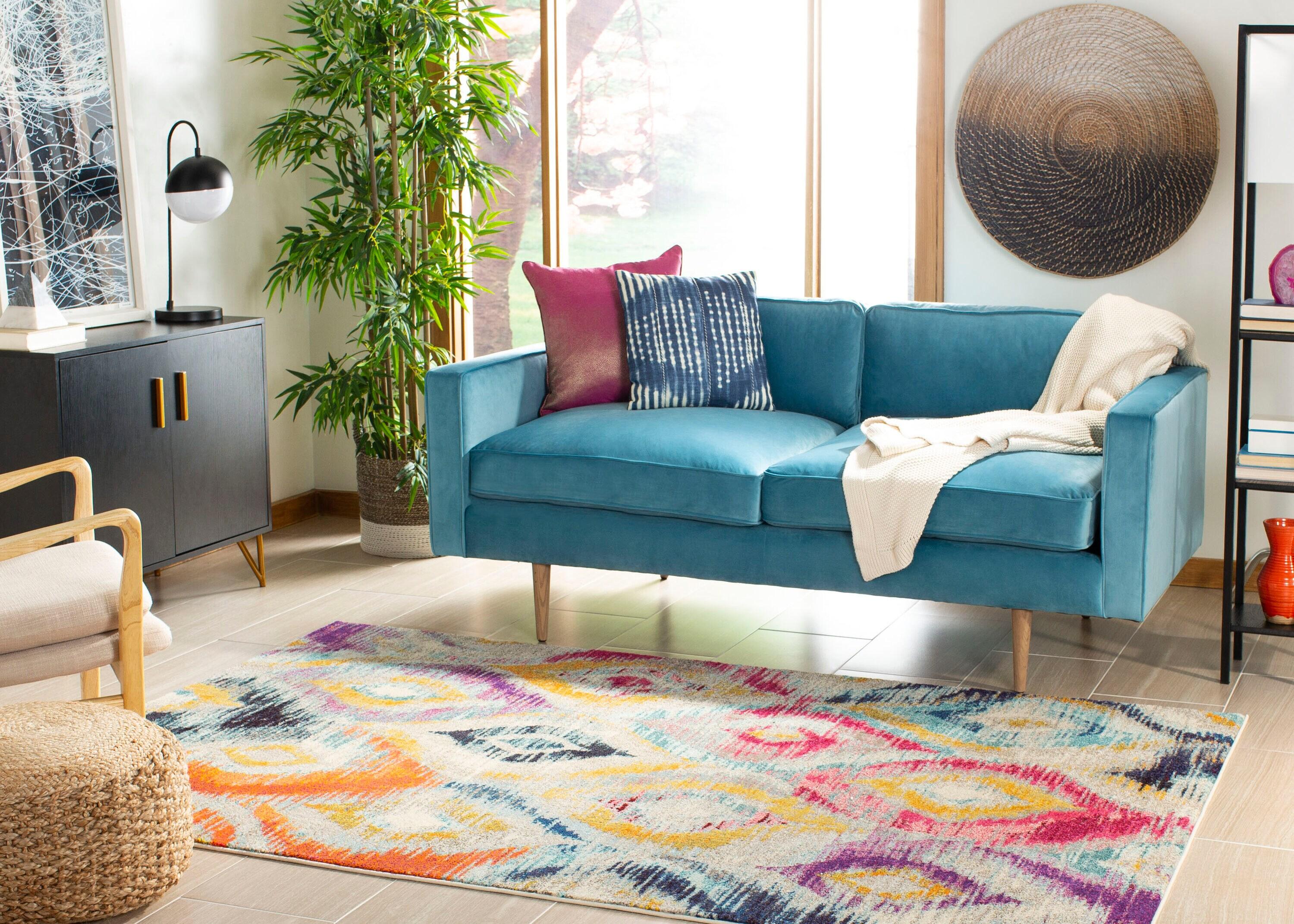 Monaco MNC242 Power Loomed Indoor Accent Rug - Multi - 3'x5' - Safavieh.