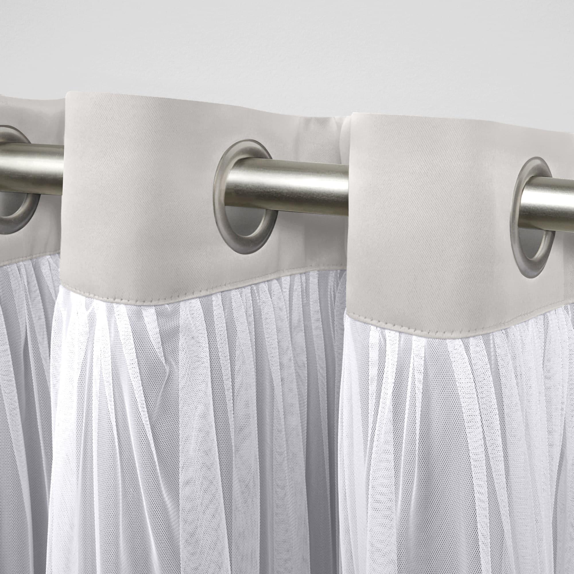 Amalgamated Textiles Catarina Linen Tailored 52'' W Window Valance