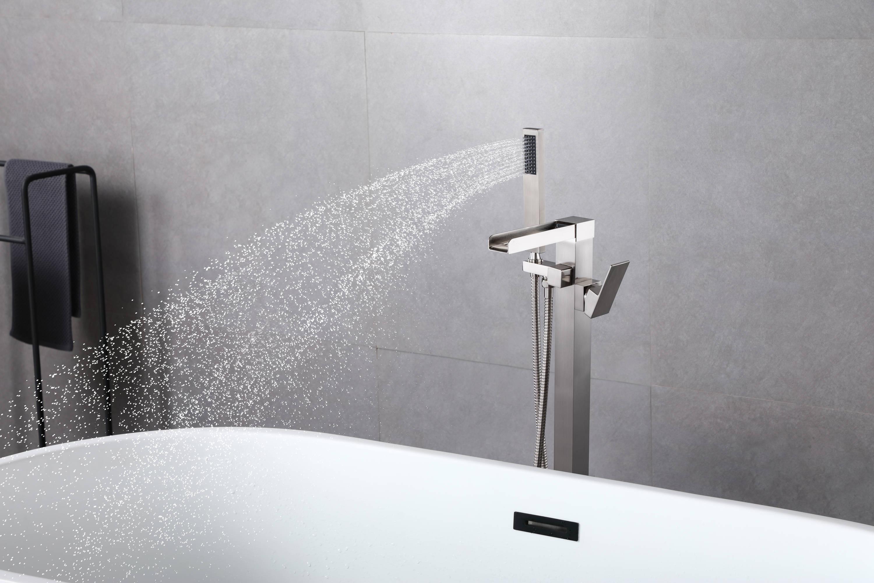 VIBRANTBATH Floor Tub Spout with Diverter 7012-N