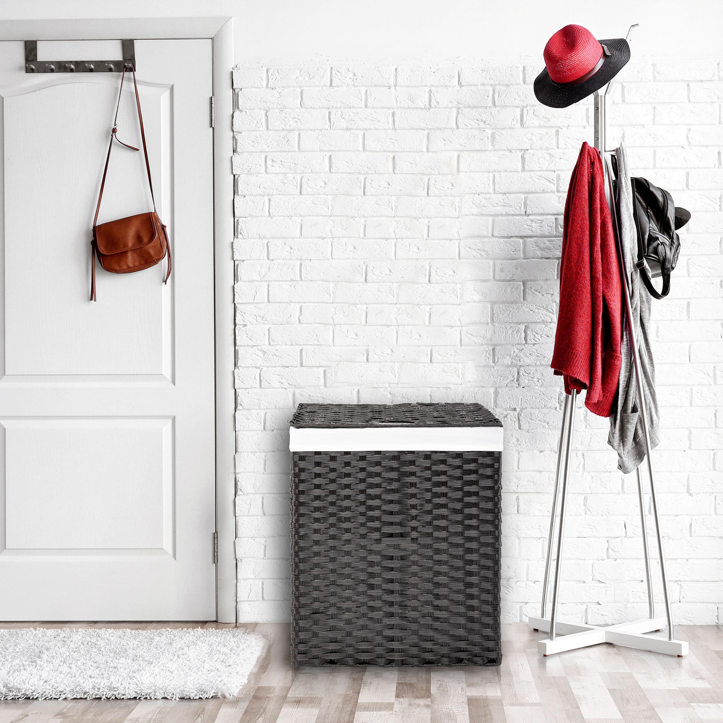 Handwoven Rectangle Laundry Hamper