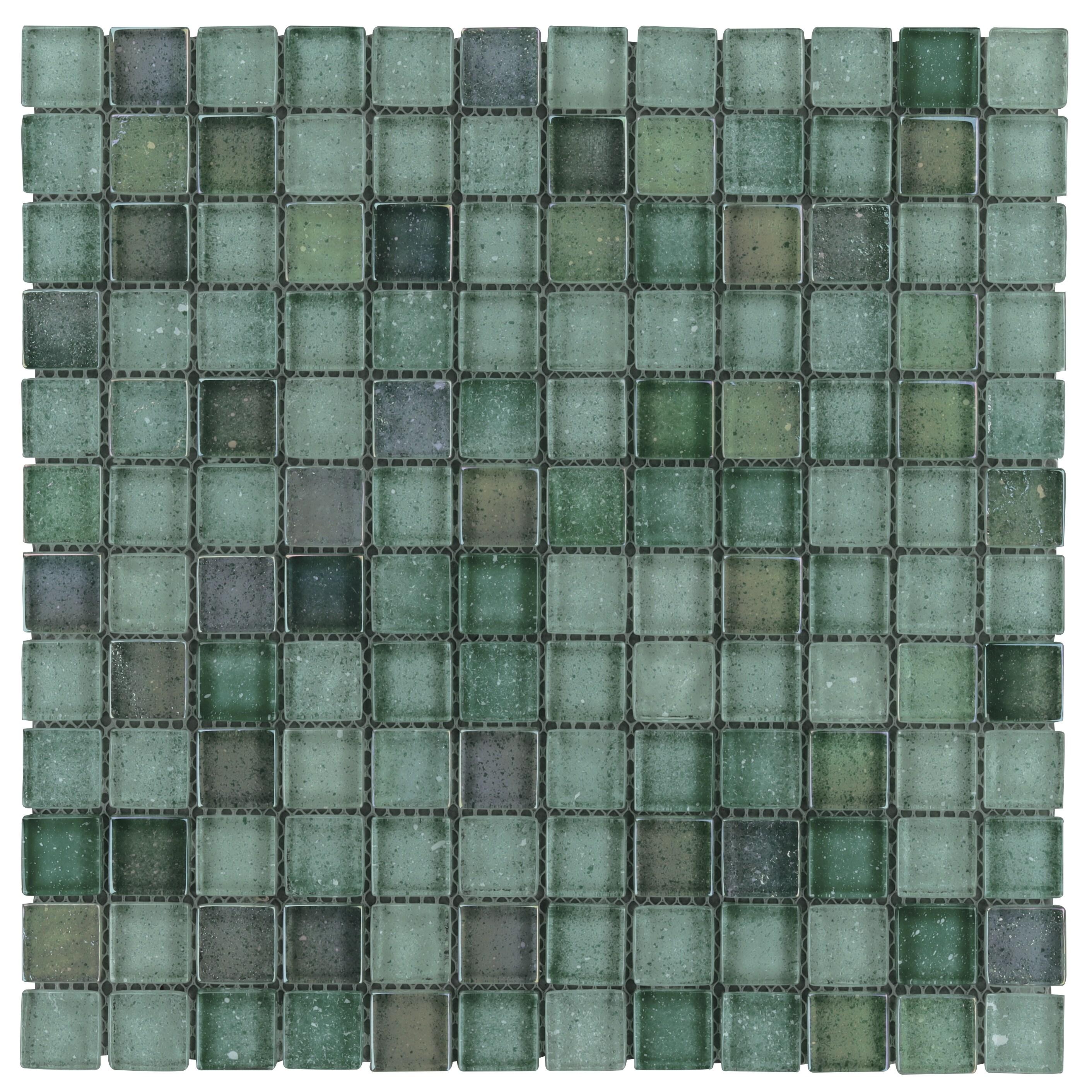 Angel Dust 11.73 in. x 11.73 in. Polished Glass Wall Mosaic Tile (0.95 Sq. Ft. / Each)