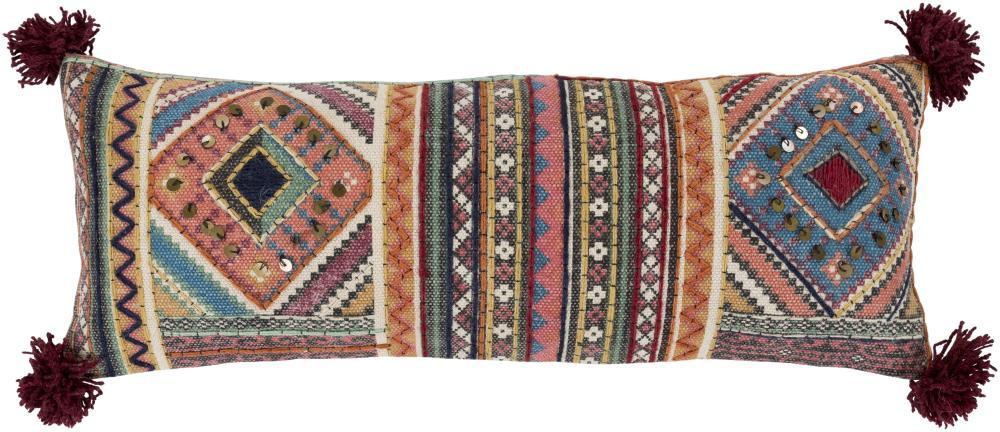 Livabliss Lena Moroccan Cotton Reversible Throw Pillow