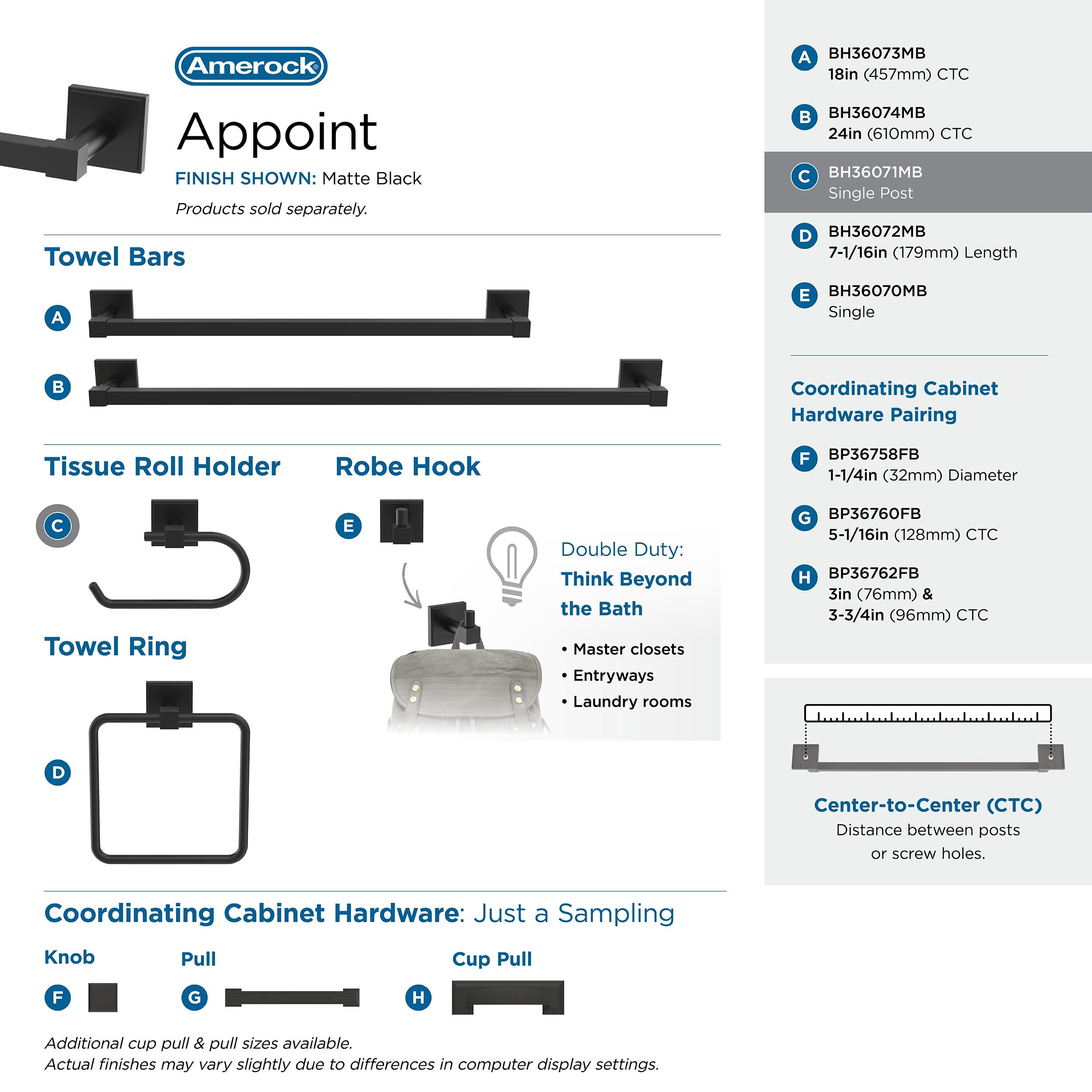 Appoint Wall Mount Toilet Paper Holder