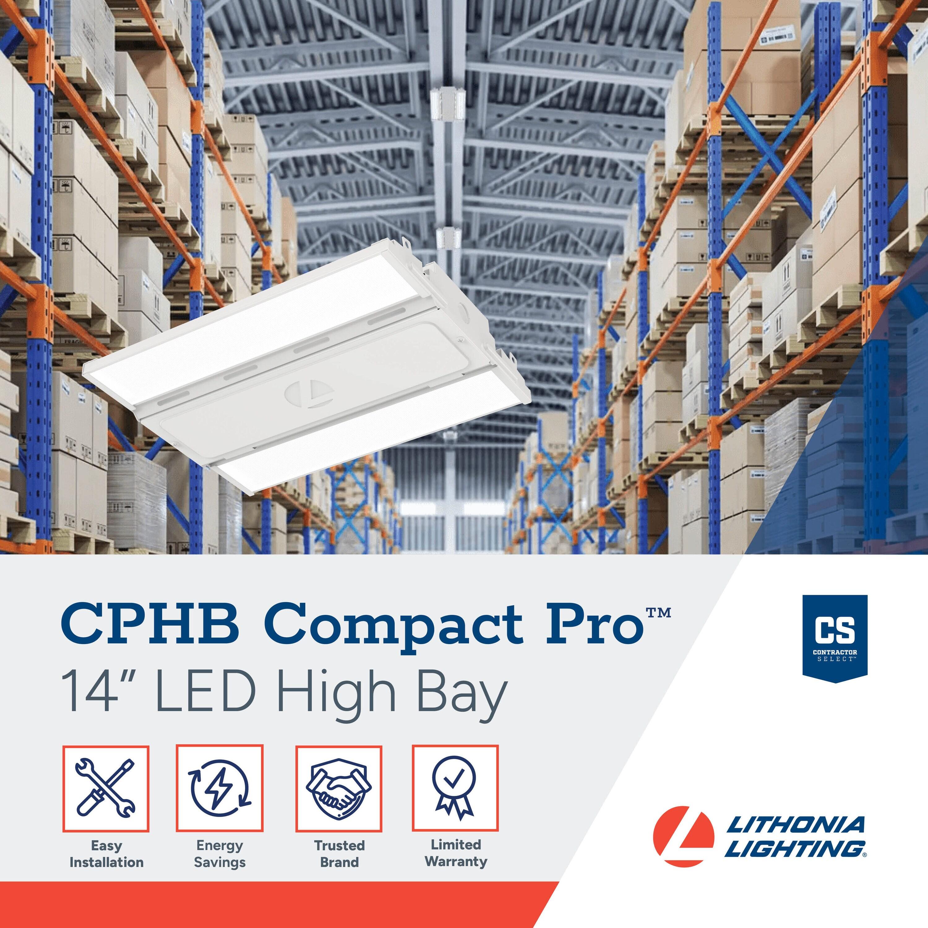 Lithonia Lighting Dimmable Rectangle High Bay Ceiling Light