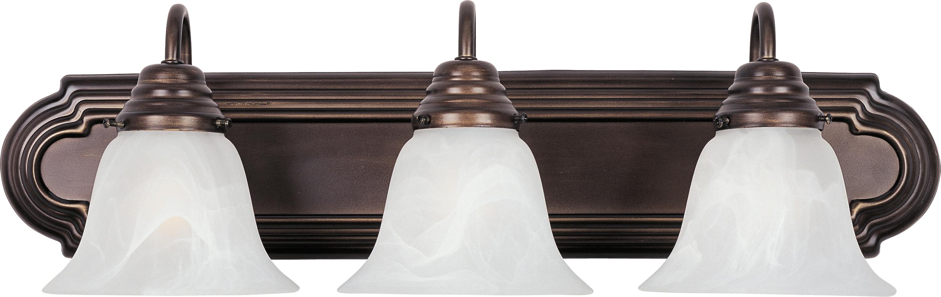 Maxim Lighting Essentials - 801x 3 - Light Vanity in  Oil Rubbed Bronze