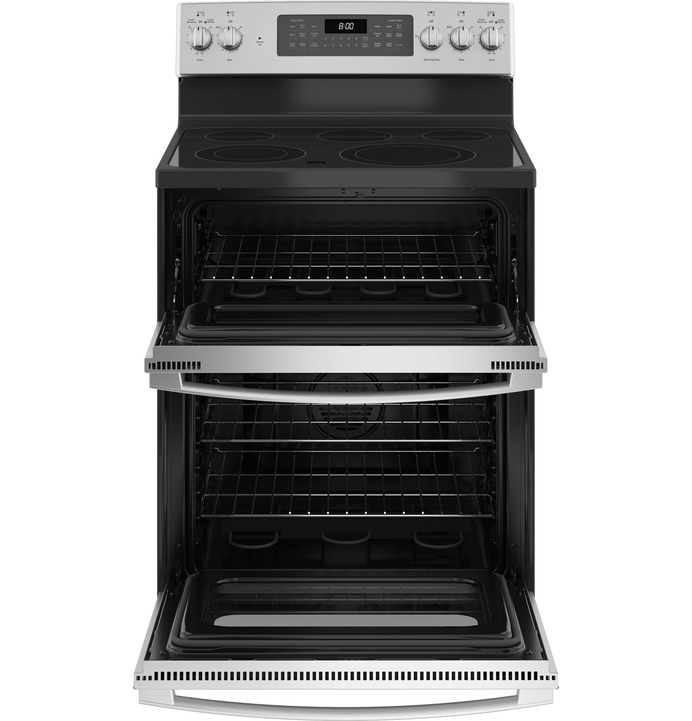 GE Appliances 30" 6.6 cu. ft. Freestanding Electric Range with 5 Elements and Convection Oven