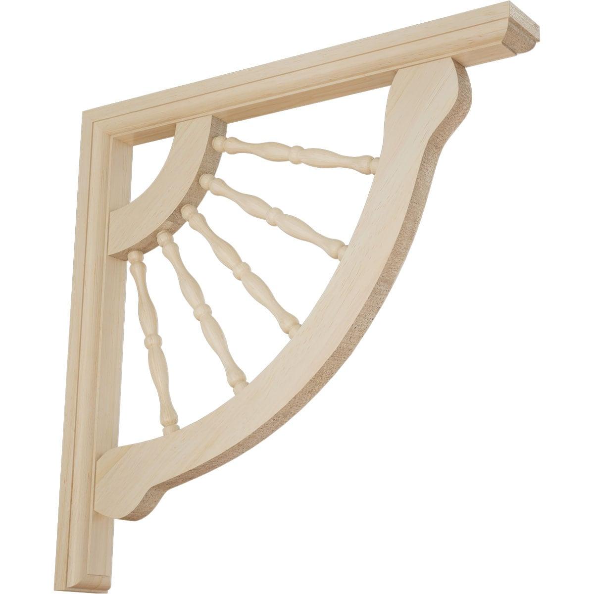 Ekena Millwork Crendon 12'' H x 1.50'' W x 12'' D Wood Bracket / Corbel