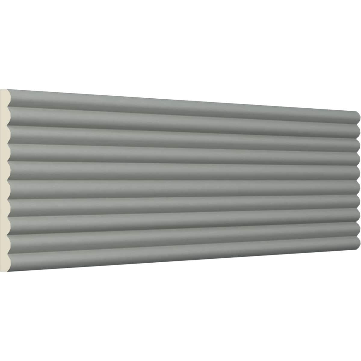 Ekena Millwork 4"H x 3/8"P x 94 1/2"L Fluted Panel Moulding