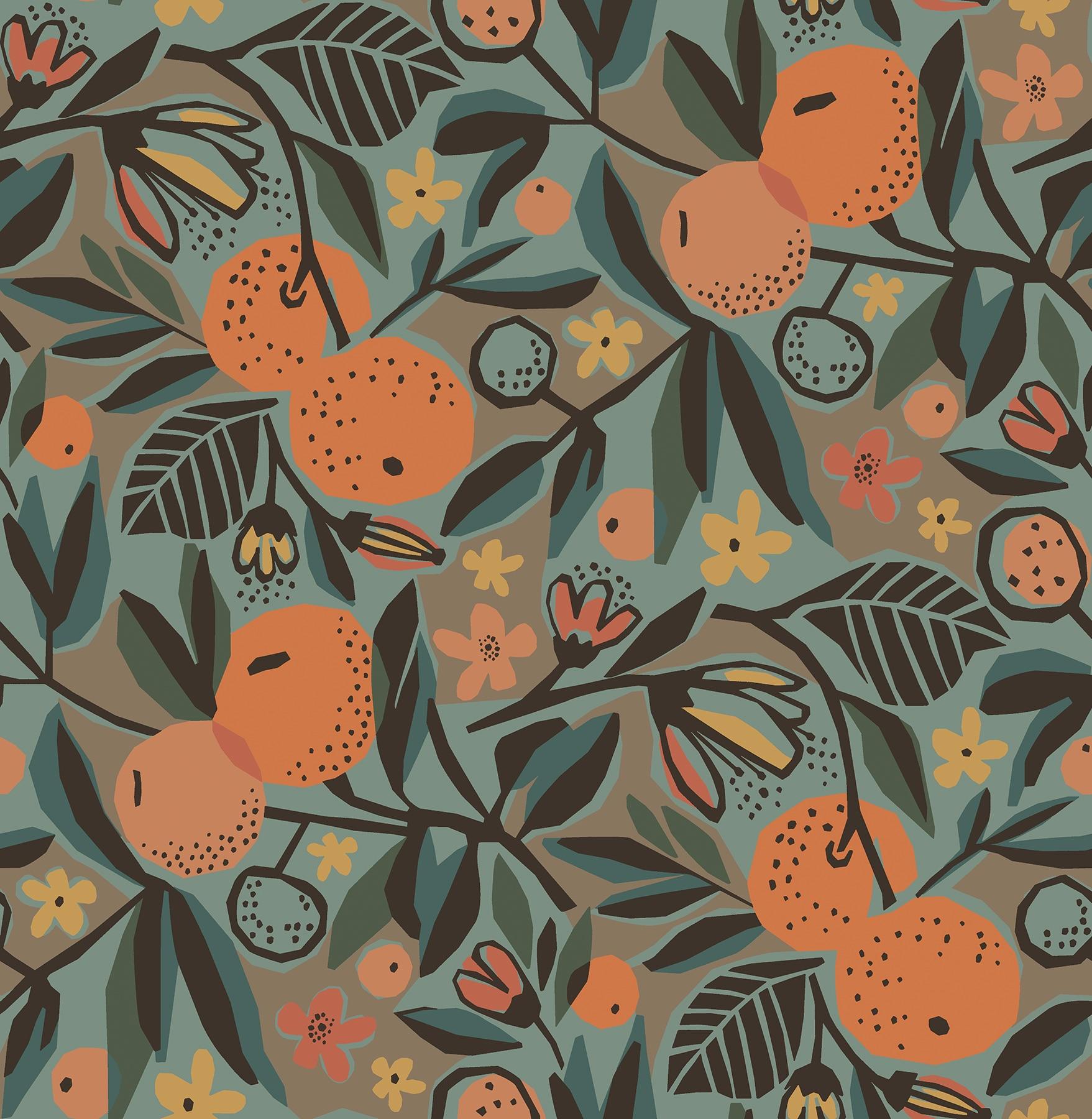 Peel & Stick Floral Roll