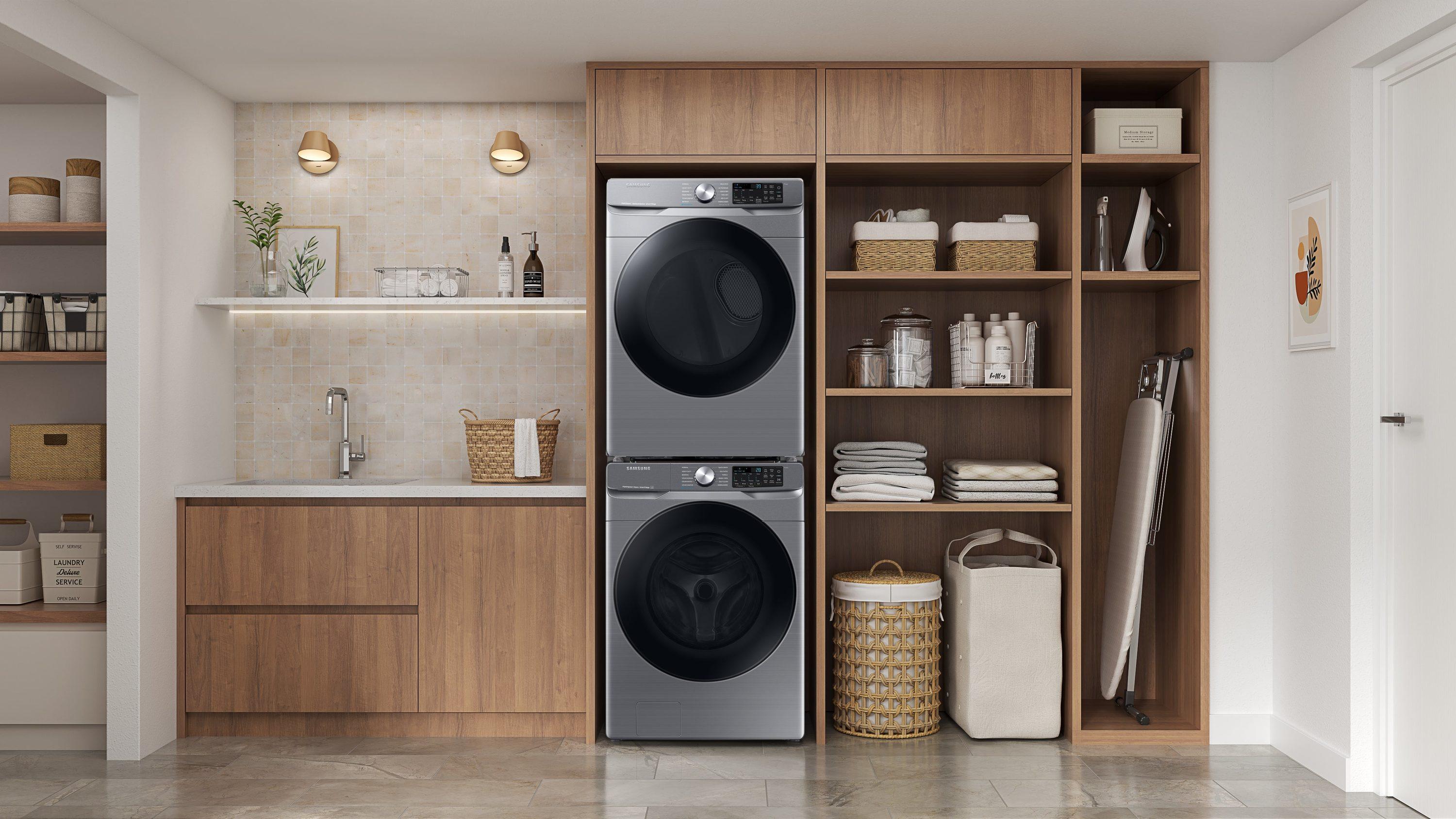 Samsung 4.5 cu. ft. Large Capacity Smart Front Load Washer with Super Speed Wash