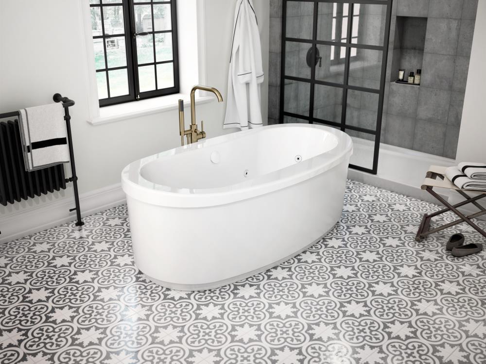 Contento™ Single Handle Floor Mounted Freestanding Tub Filler