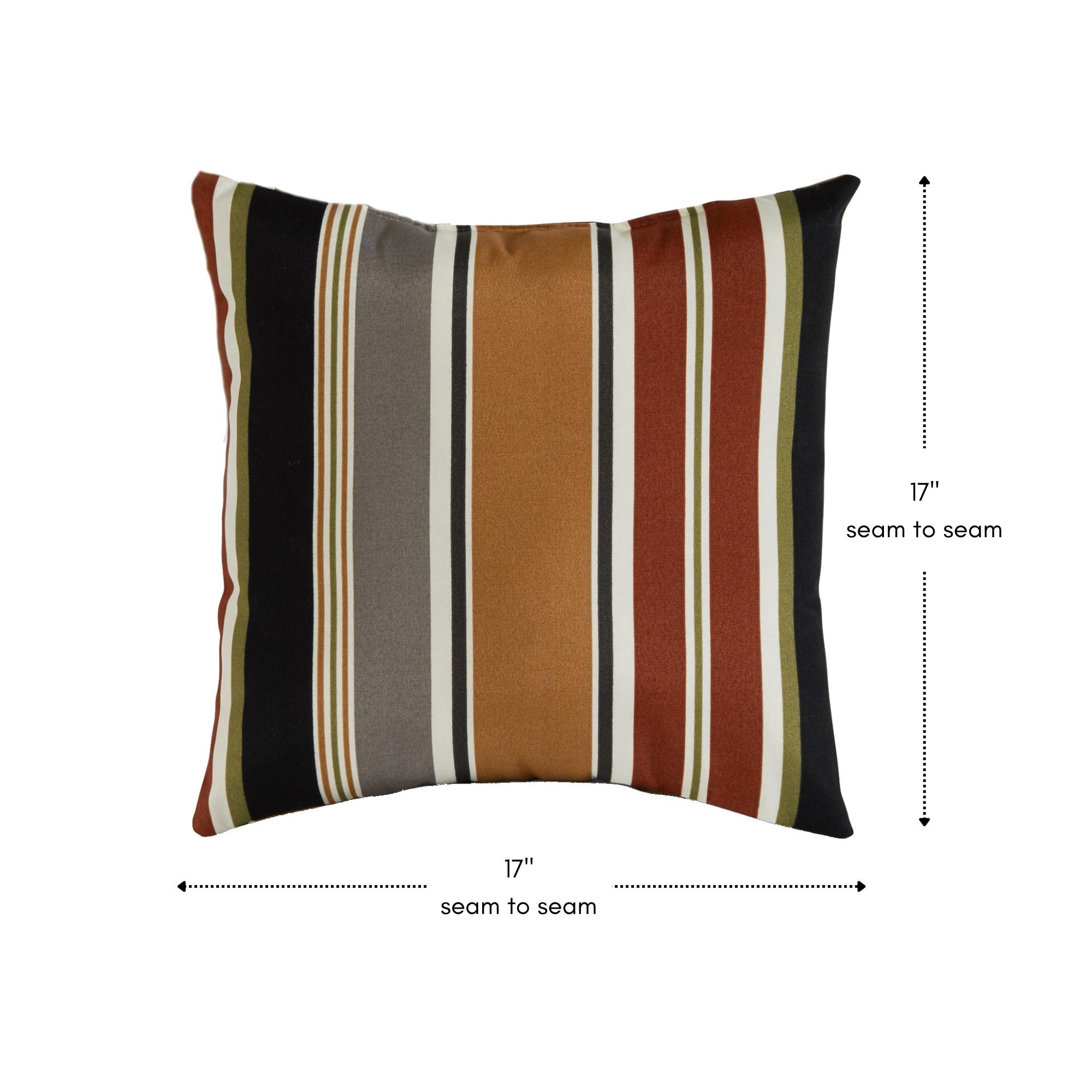 Indoor/Outdoor Reversible Throw Pillow