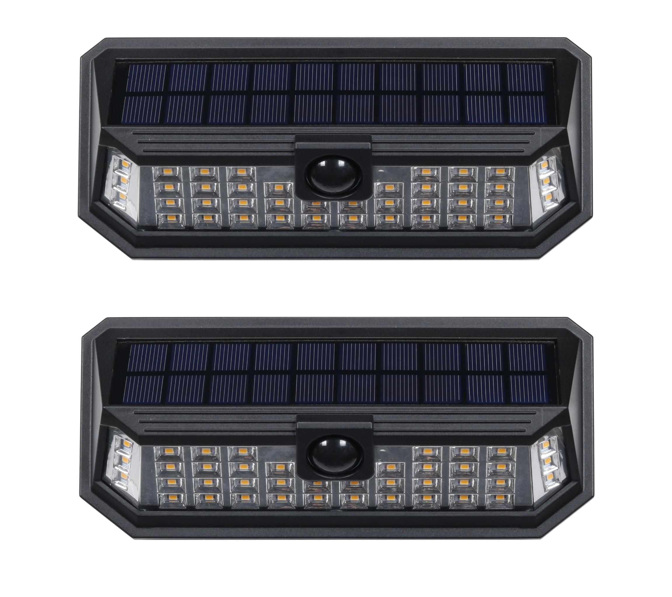 1 - Head LED Solar Powered Outdoor Security Wall Pack