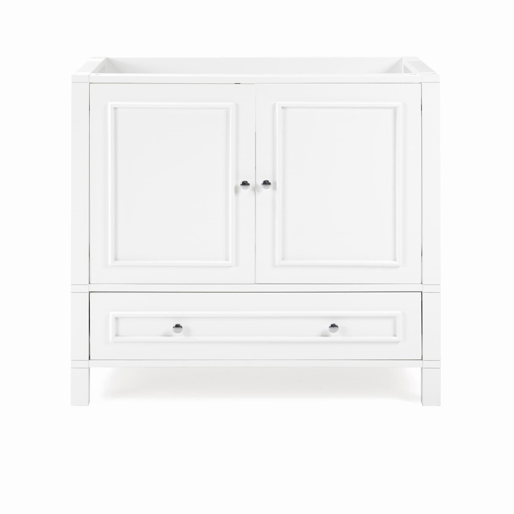 Williamsburg 36"W Transitional Style Vanity Cabinet With Soft Close Doors And Drawers