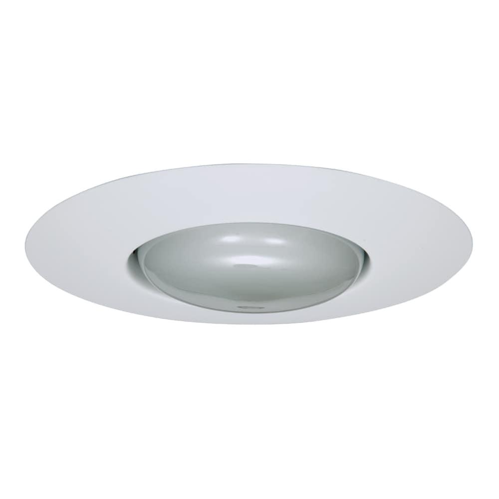 6'' White Open Recessed Trim