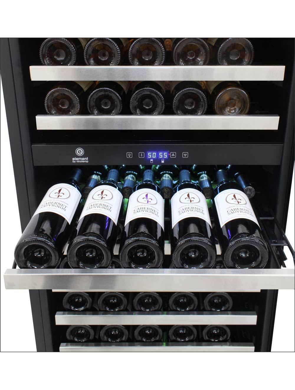 Vinotemp Vinotemp Connoisseur Series Dual-Zone Wine/2 Drawer Beverage Cooler