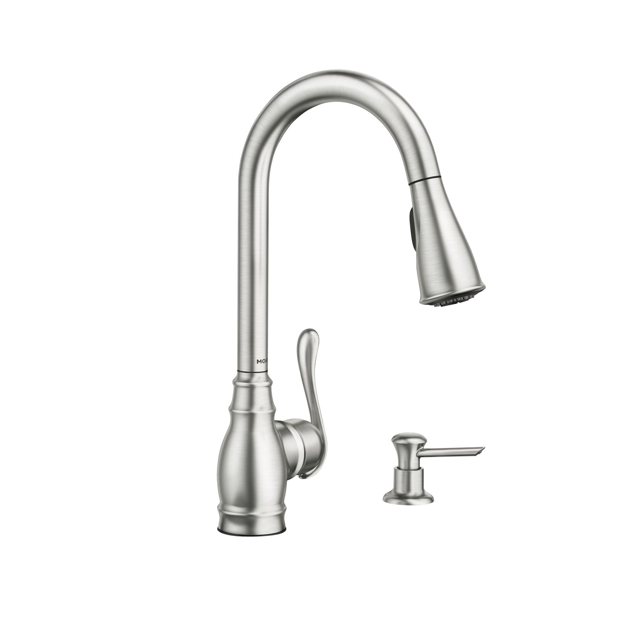 Moen Anabelle One Handle Stainless Steel Pull-Down Kitchen Faucet