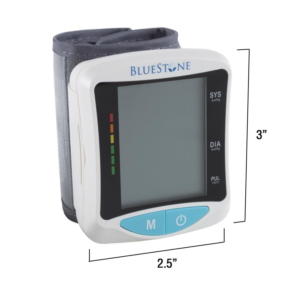 Fleming Supply Automatic Adjustable Cuff Wrist Blood Pressure Monitor With Digital LCD Display Screen
