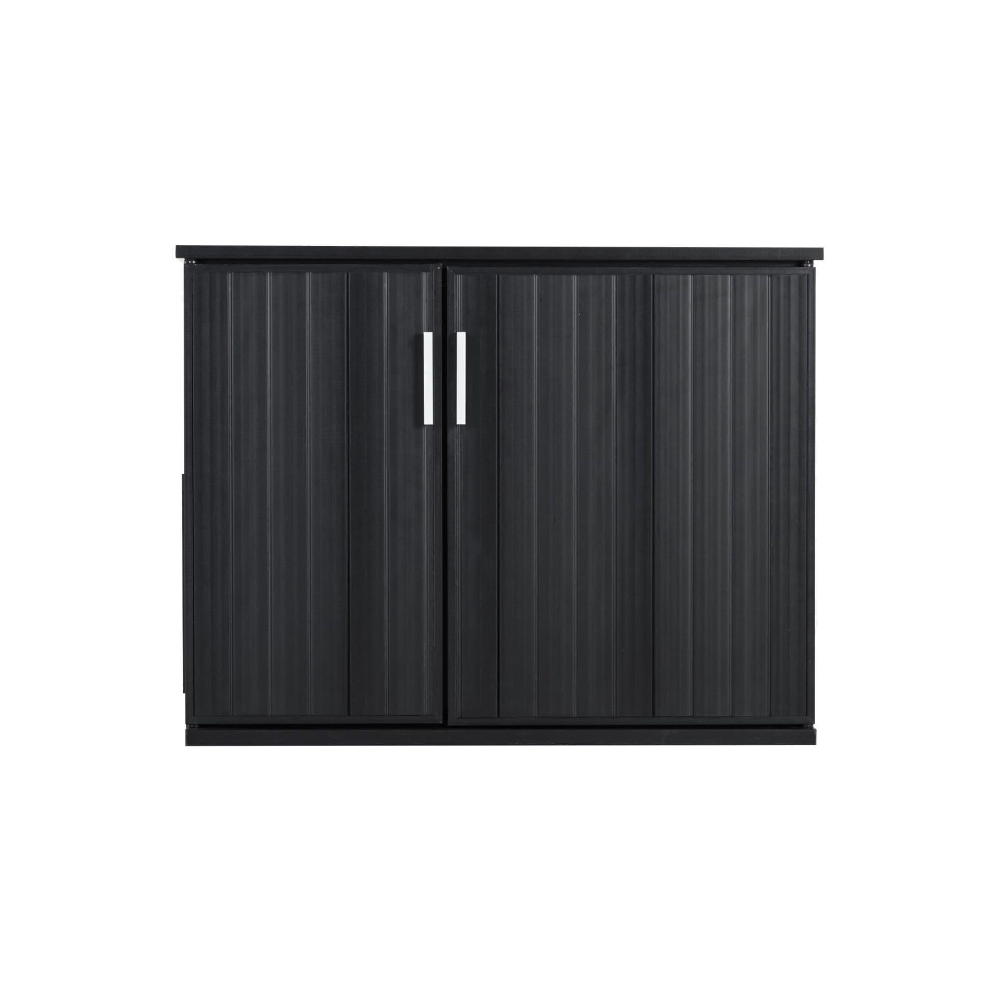 New Age Pet® ECOFLEX® Promax Litter Loo® Litter Box Enclosure Table, Espresso Black - Durable Wood Plastic Composite Cat Litter Box Furniture with No-Track Litter Mat, Easy Clean, Quick Assembly