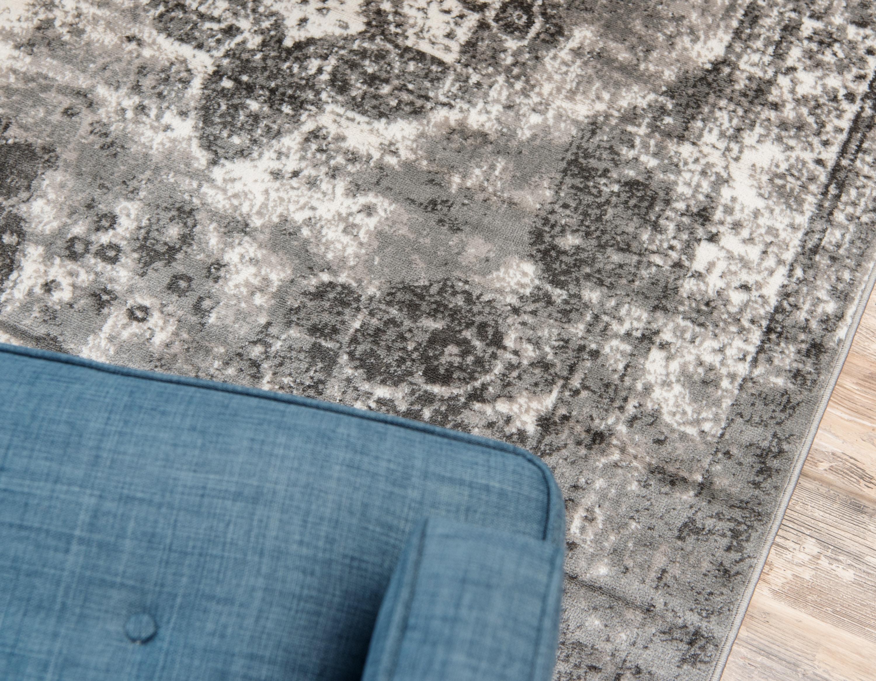 Unique Loom 9' 0 x 12' 0 Sofia Salle Garnier Gray Area Rug