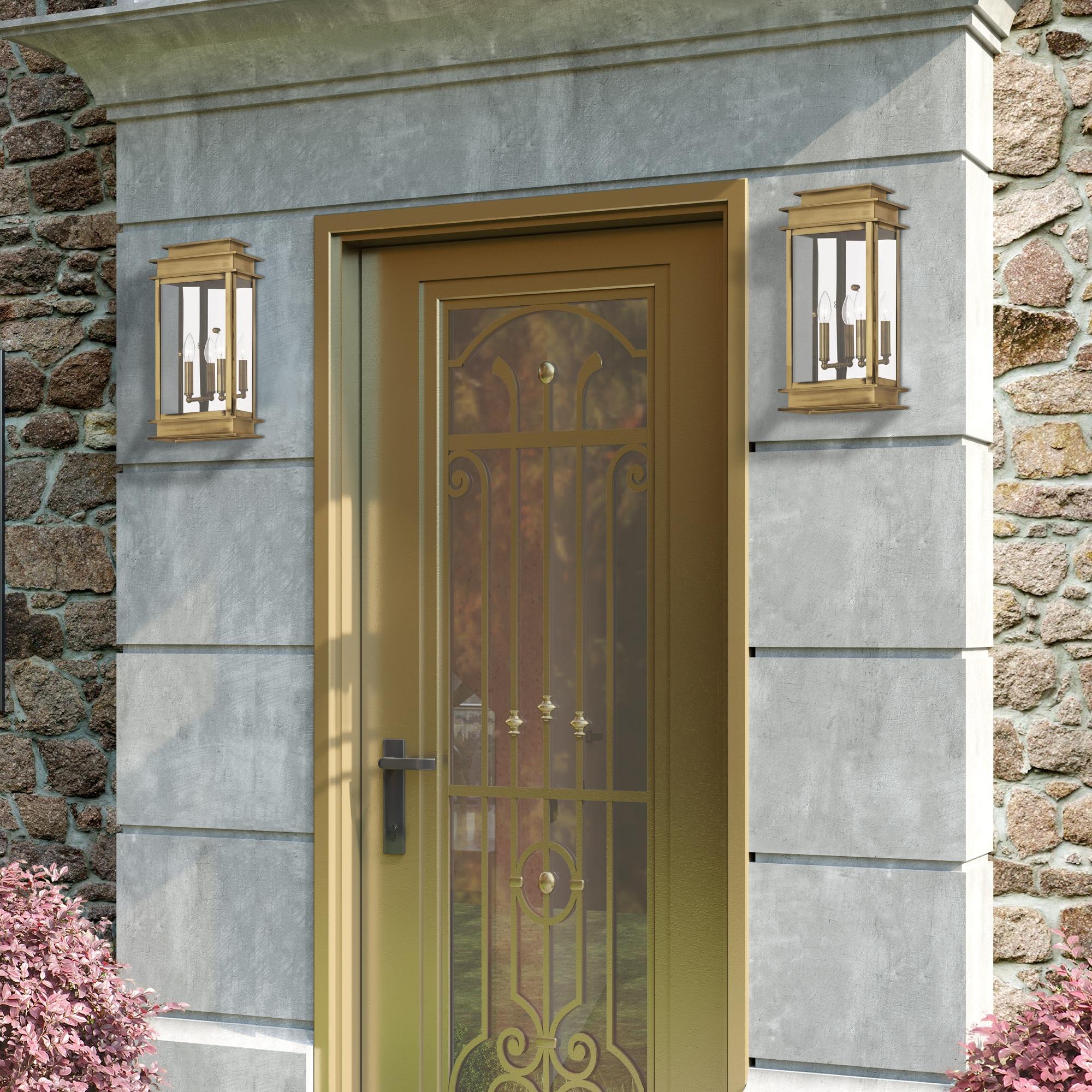 Livex Lighting Princeton 2 - Light Wall Light in  Antique Brass