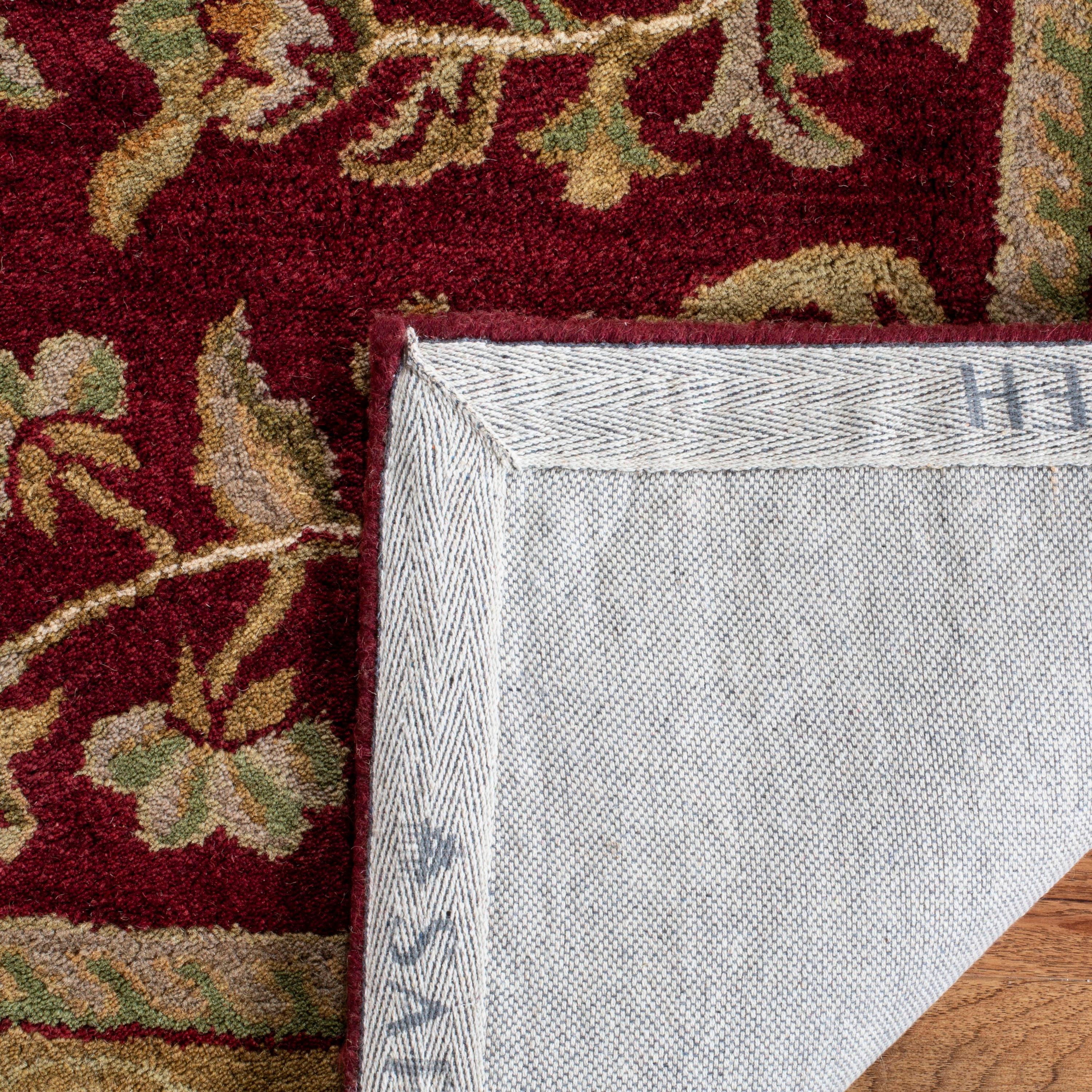 SAFAVIEH Heritage Ainsley Traditional Wool Area Rug, Red/Gold, 3' x 5'