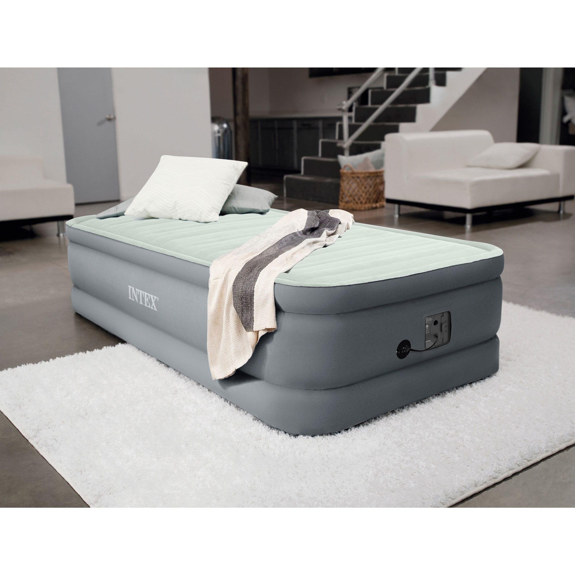 Intex PremAire Dream Support Fiber Tech Air Mattress with Built-In Pump & Reviews | Wayfair