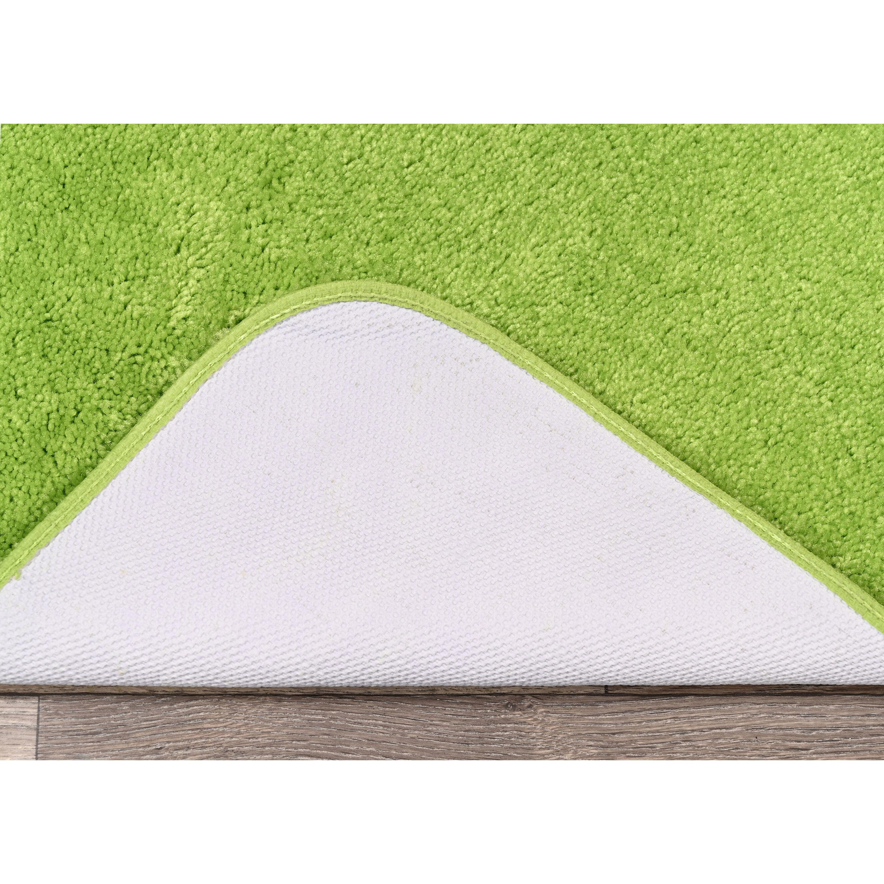 2pc Traditional Nylon Washable Bathroom Rug Set Lime - Garland Rug: Machine Made, Tufted, Latex Backing