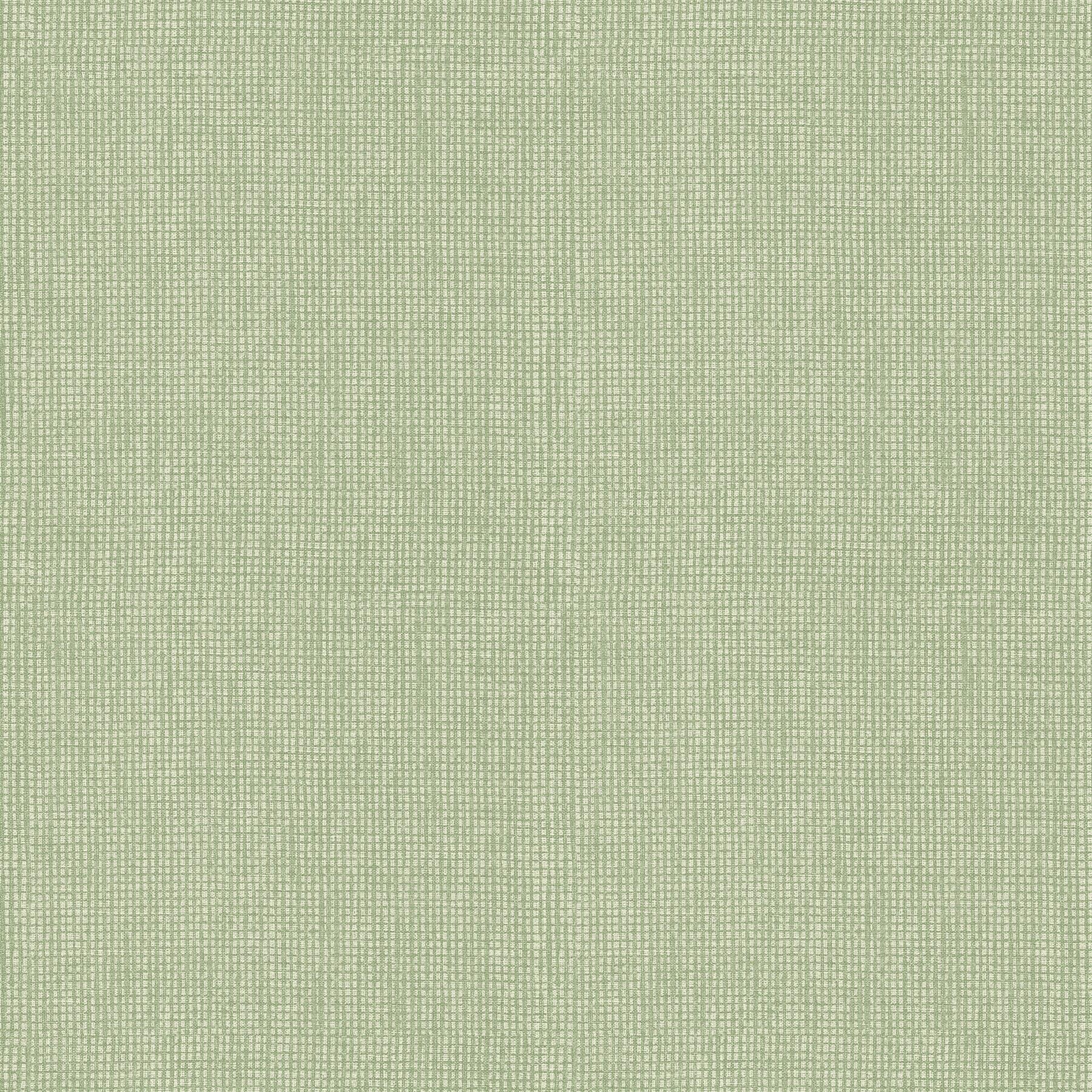 Dunstan Green Basketweave Vinyl Wallpaper