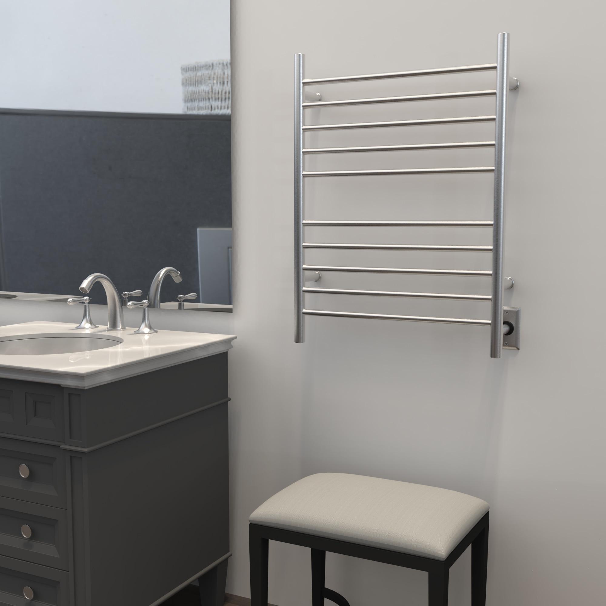 Wall Mount Electric Towel Warmer plug in or hardwired combo unit