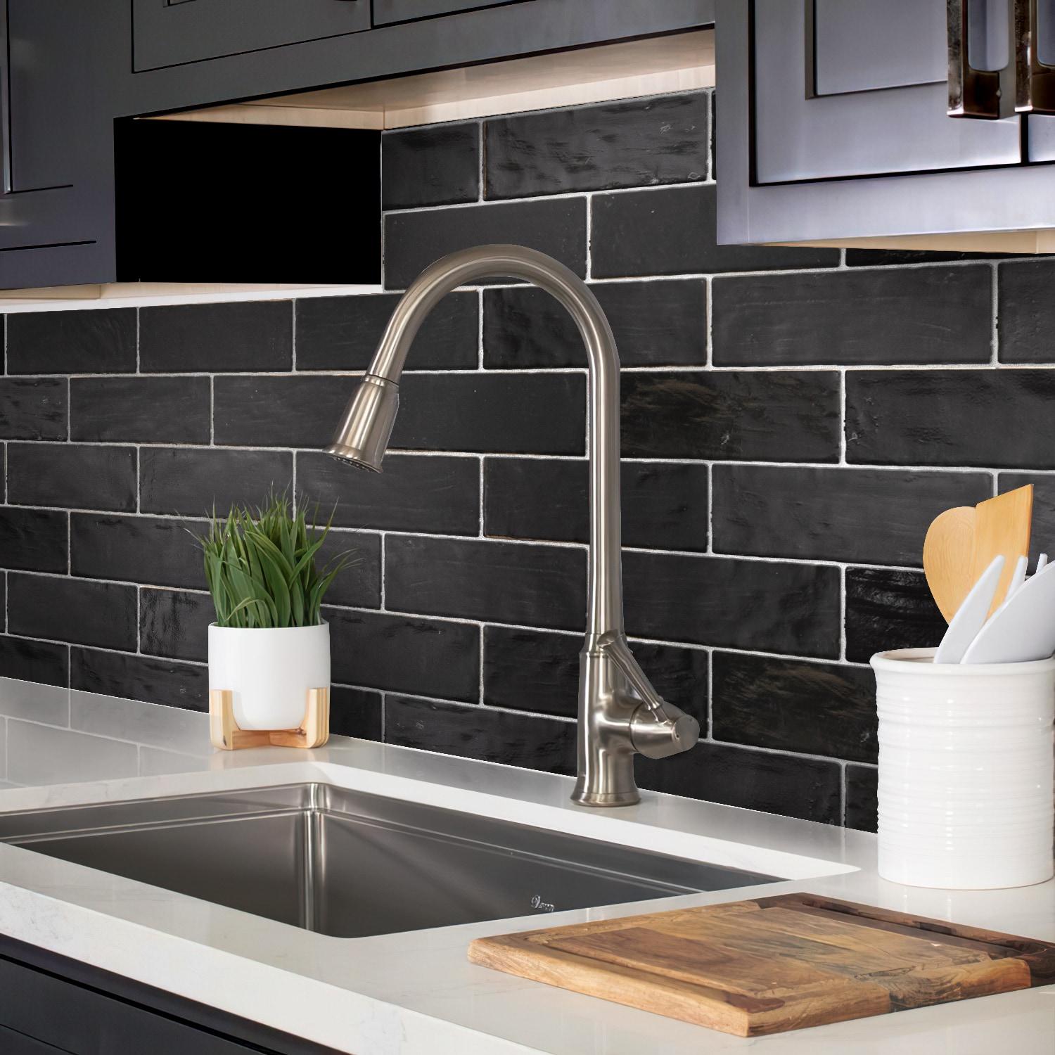Apollo Tile 38 pack 2.5 in. x 8 in. Polished and Honed Ceramic Subway Wall Tile (5.38 sq. ft./Case)