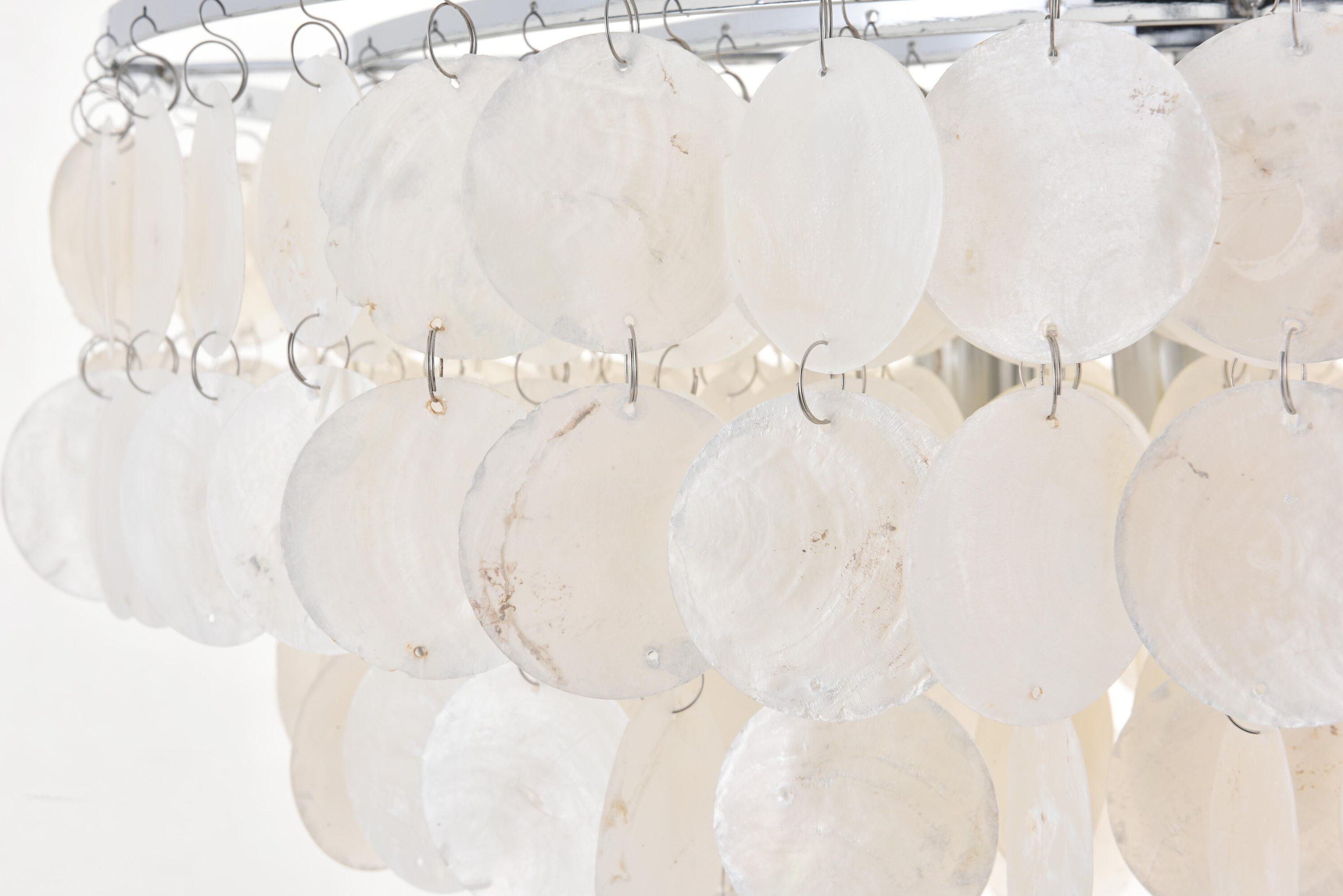 Elegant Lighting Selene 4 light Chrome Pendant