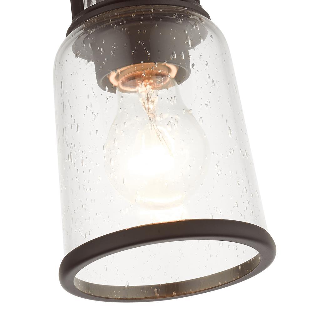Livex Lighting Lawrenceville 1 - Light Flush Mount in  Bronze