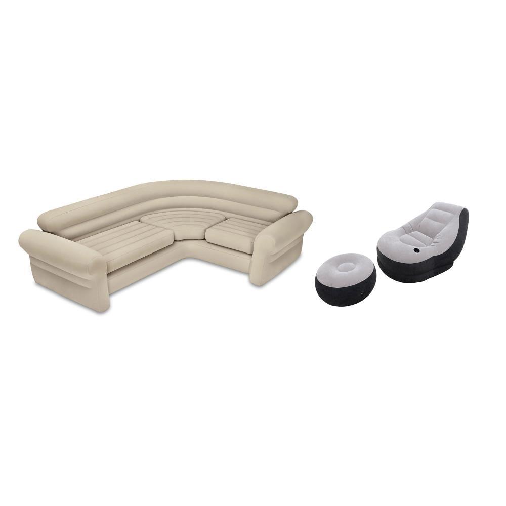 Intex 101" Wide Right Hand Facing Corner Inflatable Sectional Sofa
