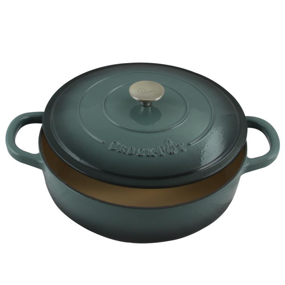 Crock-pot Crock-pot Artisan 5 qt. Non-Stick Cast Iron Round Braiser with Lid