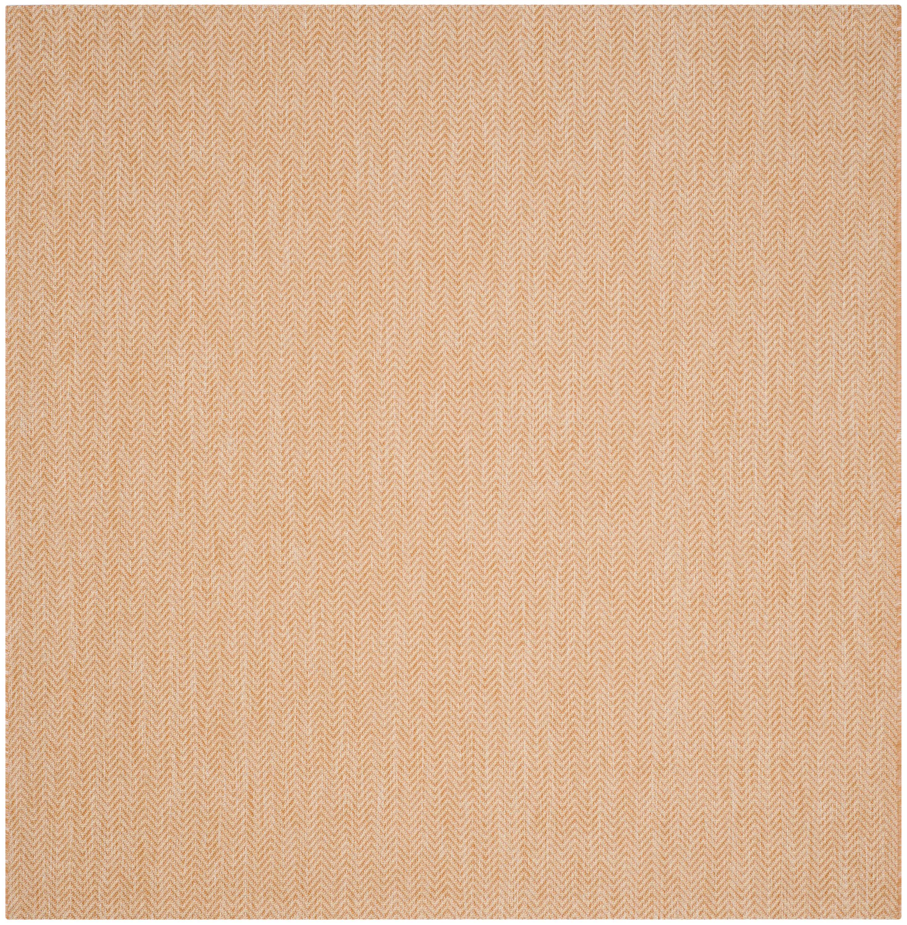 Courtyard CY8022 Power Loomed Indoor and Outdoor Area Rug - Natural/Cream - 6'7"x6'7" - Safavieh