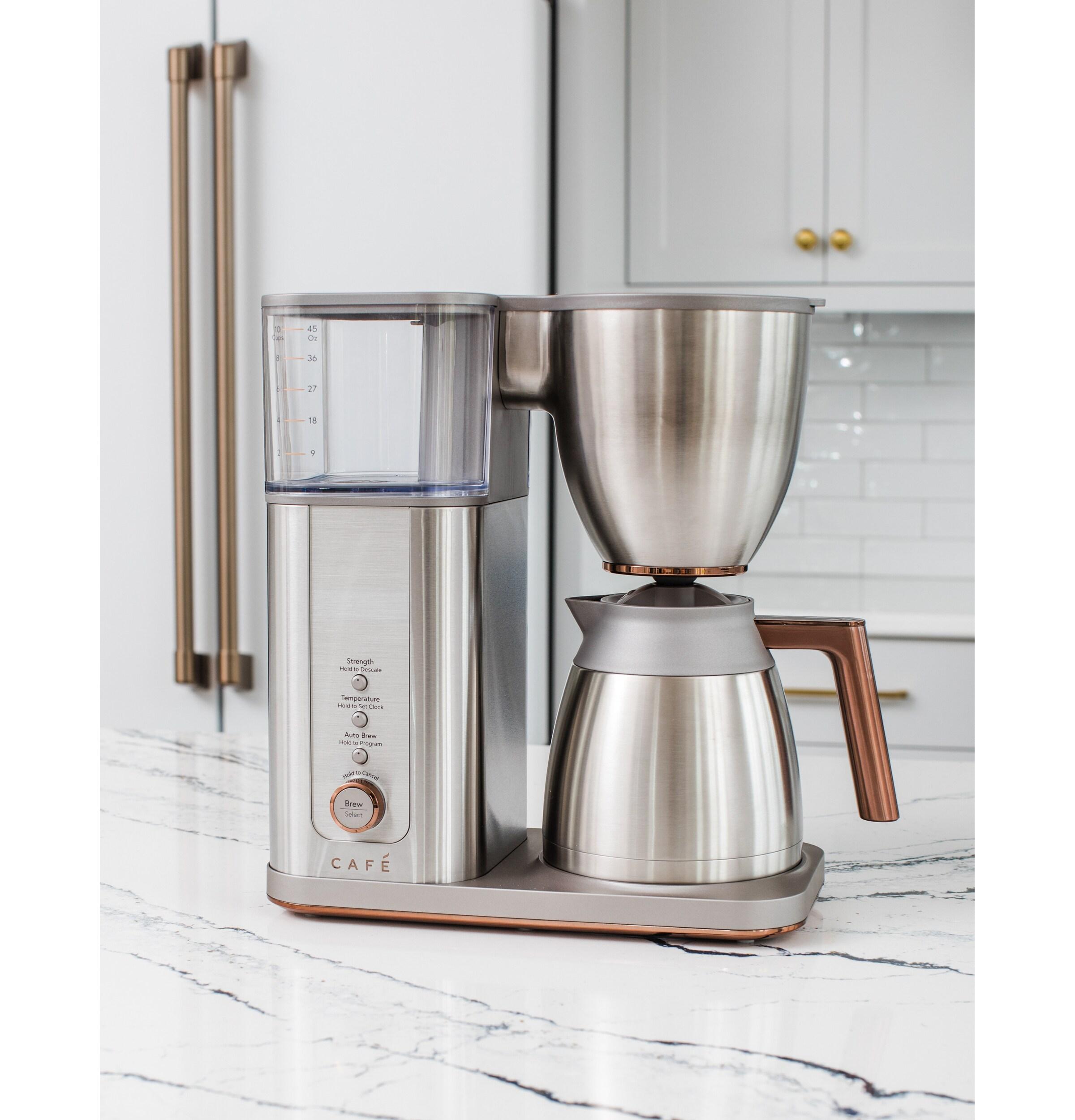 Café ™ Stainless Steel 10-Cup Drip Coffee Maker with Thermal Carafe