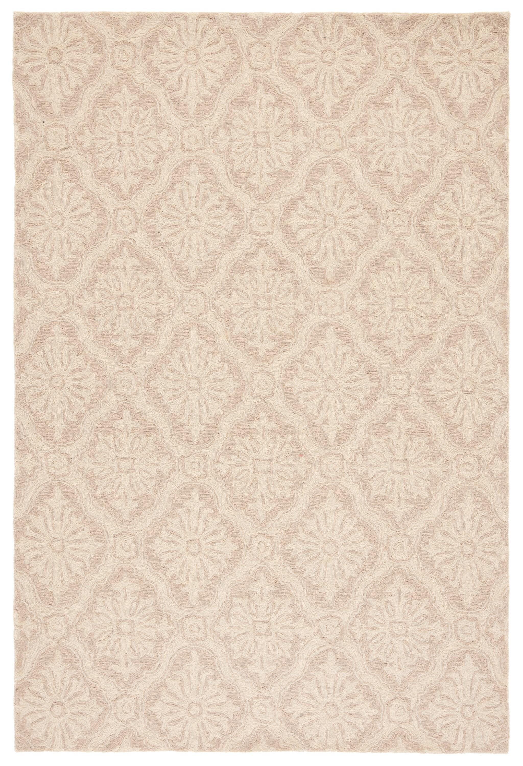 Taran Easy Care Hand Hooked Performance Damask Rug