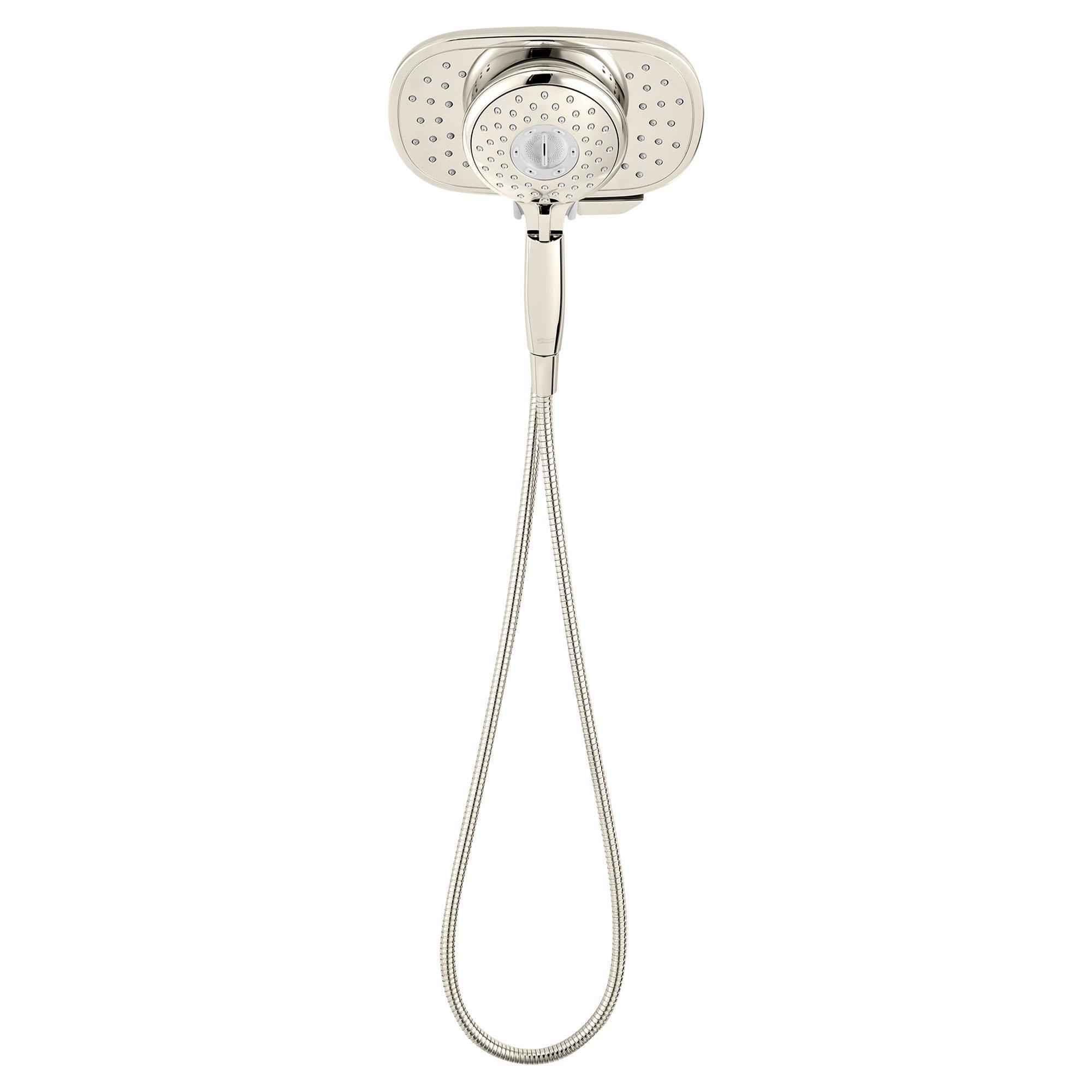 Polished Nickel Multi-Function Handheld and Wall Mounted Shower Head