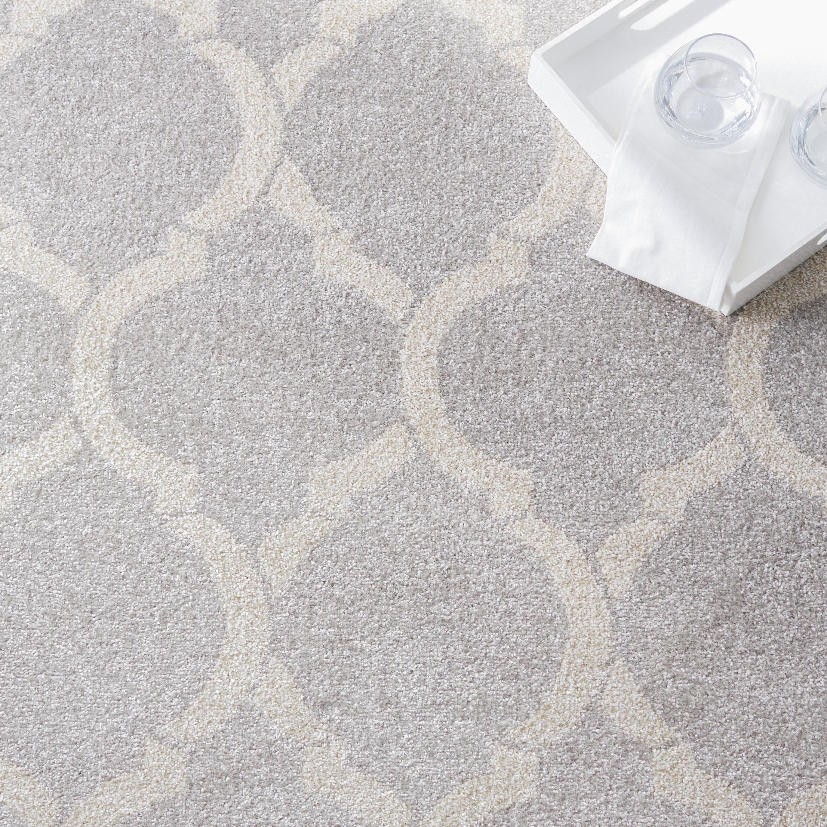 Amherst AMT415 Power Loomed Indoor Area Rug - Light Grey/Ivory - 8'x10' - Safavieh