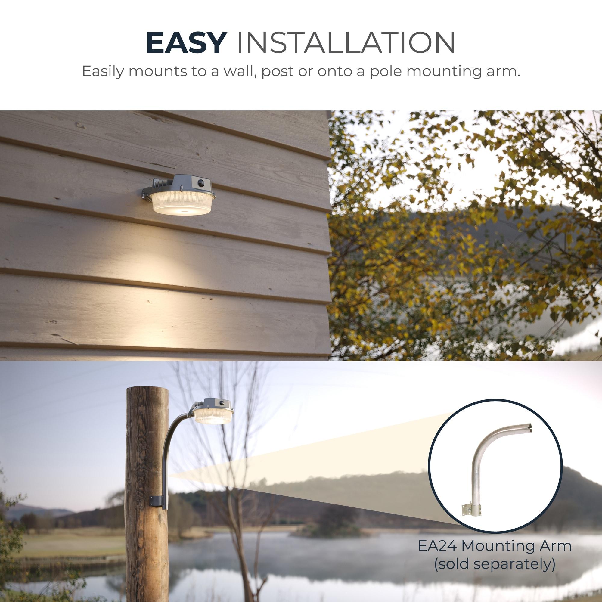 Cooper Lighting LLC 1 - Head LED Hardwired Dusk to Dawn Outdoor Security Area Light with Timer