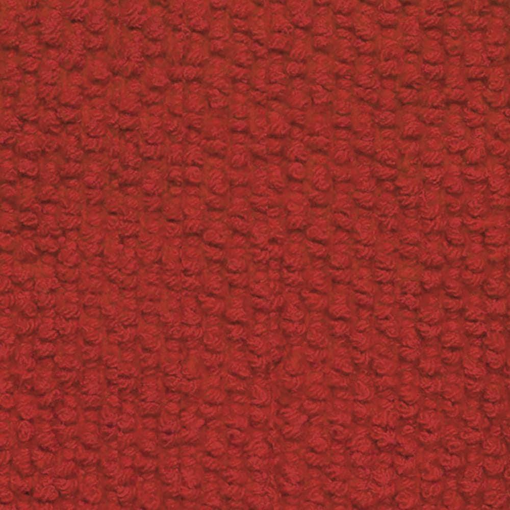 20"x20" Oversize Poly Filled Solid Square Throw Pillow Red - Rizzy Home: Cotton Canvas, Indoor, Zipper Closure