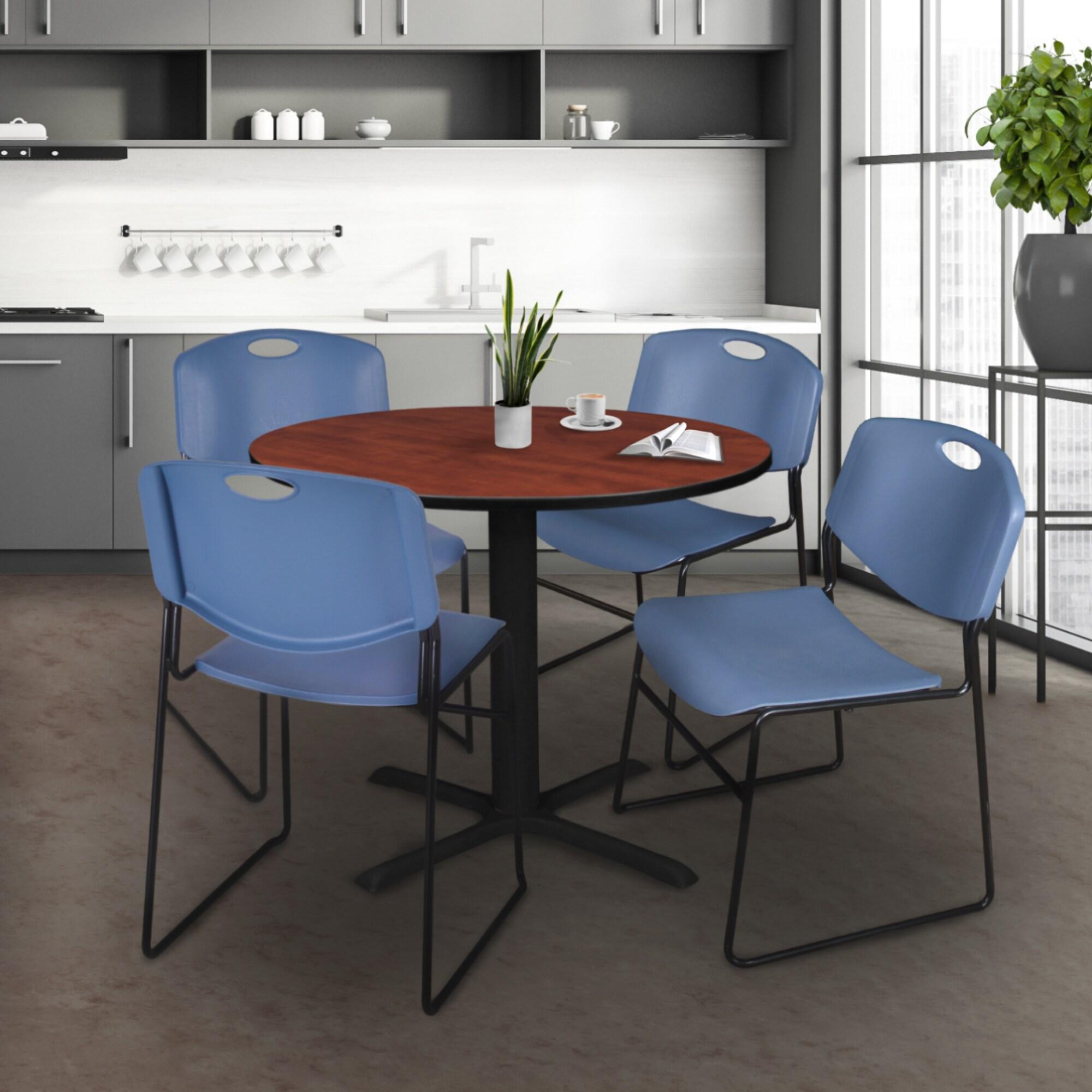 Cain Square X-Base Breakroom Table