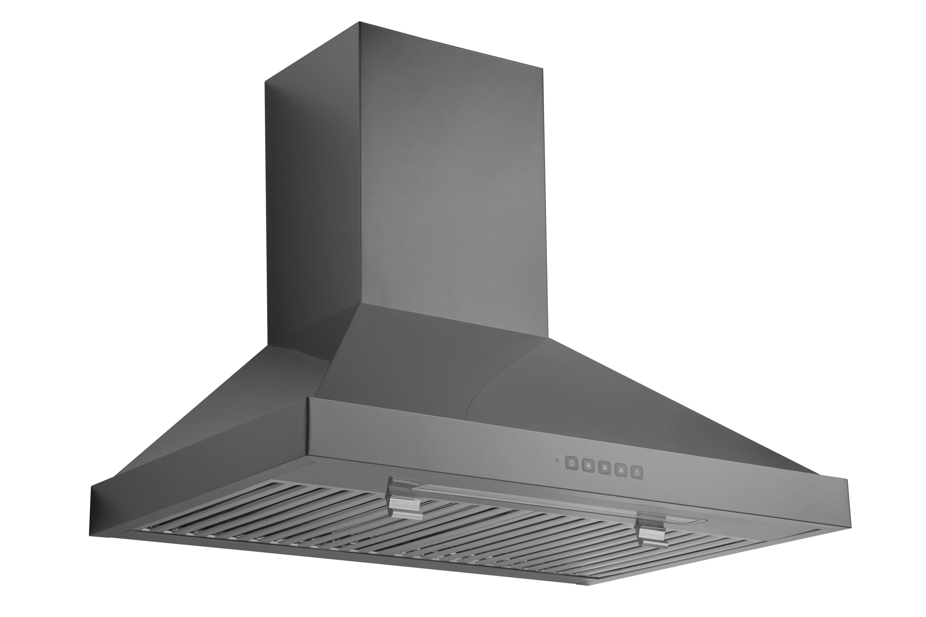 Hauslane 30" Stainless Steel Convertible Wall Range Hood with Baffle Filter