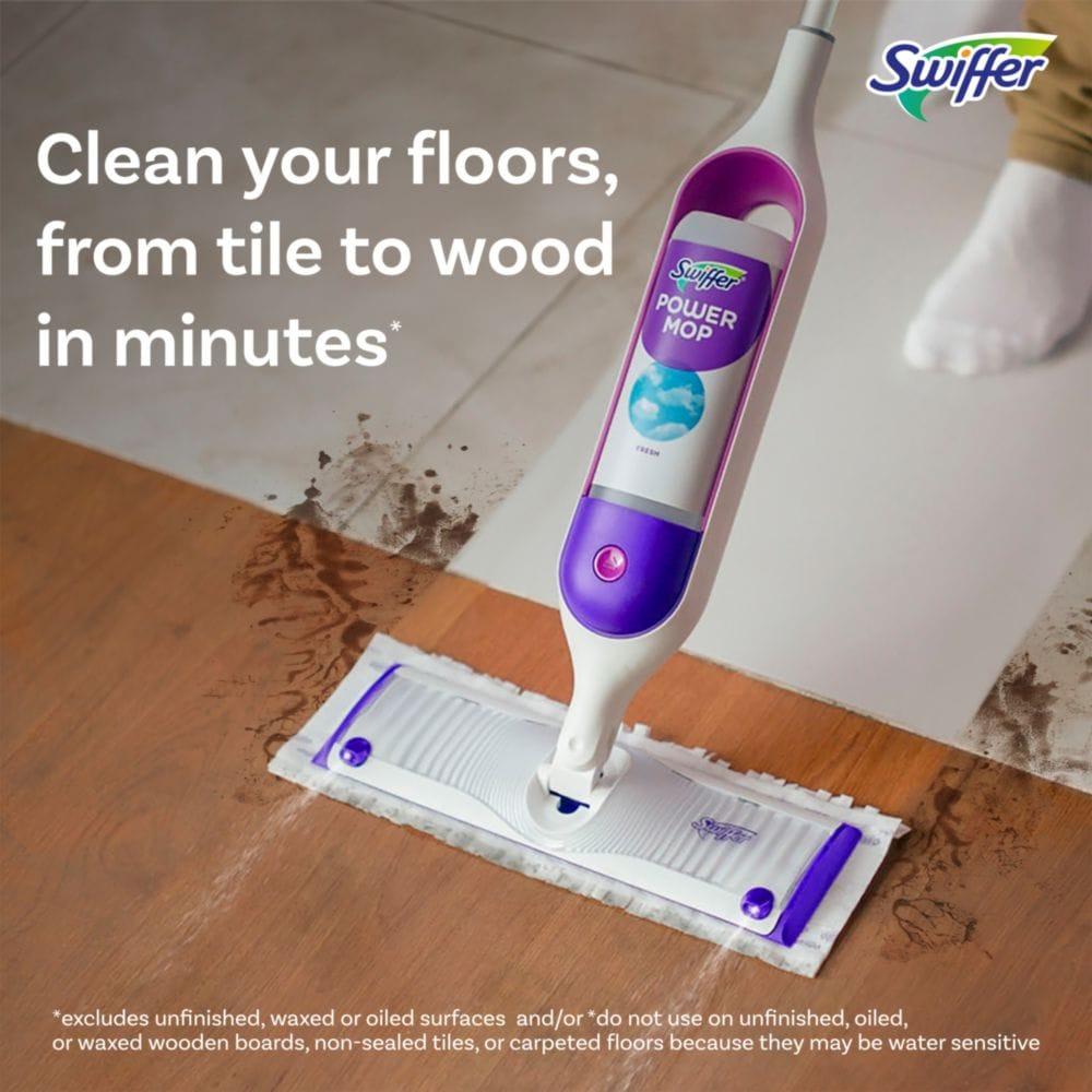 Swiffer Power Mop Multi-Surface Mop Kit for Floor Cleaning