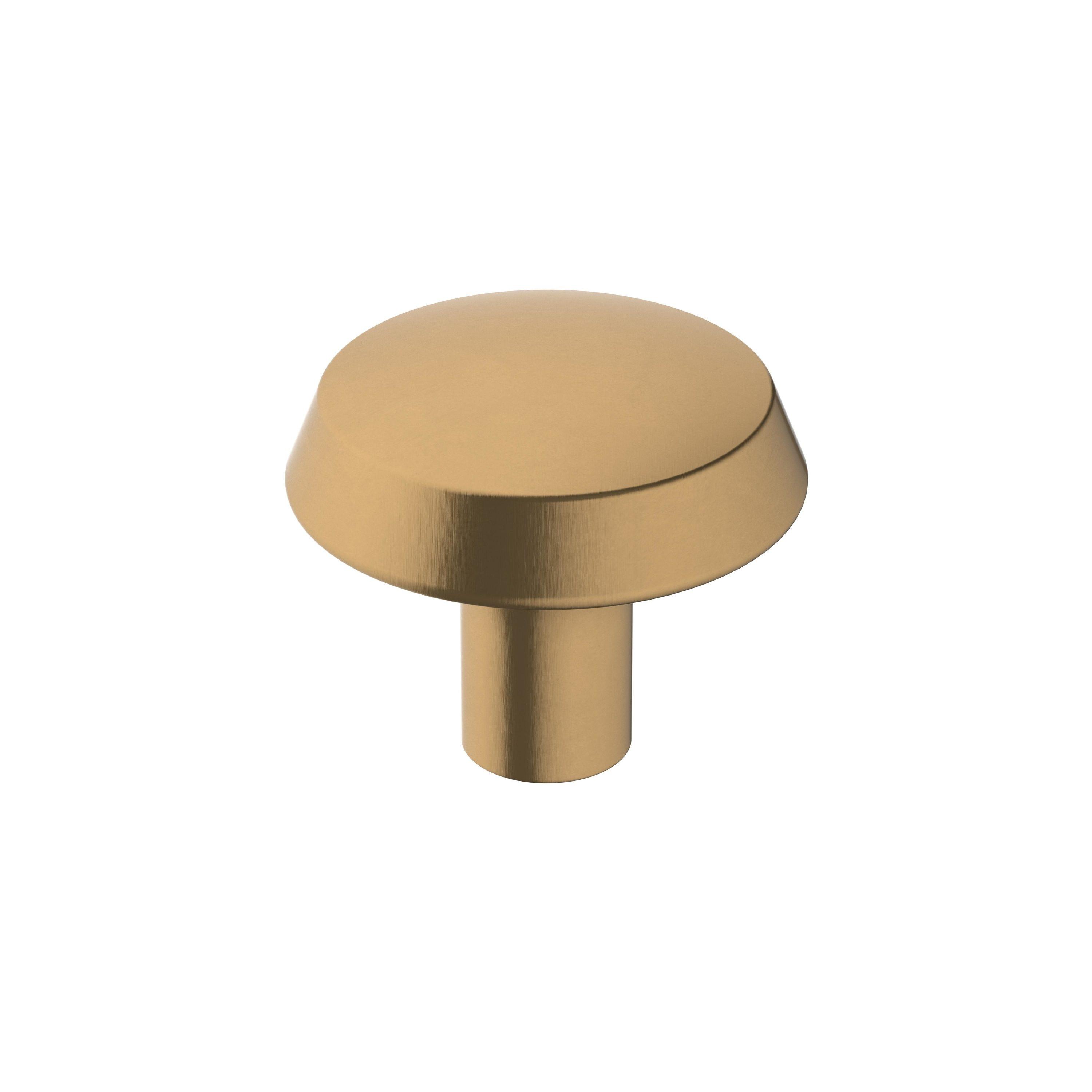 Amerock Premise 1-1/4 inch (32mm) Diameter Champagne Bronze Cabinet Knob