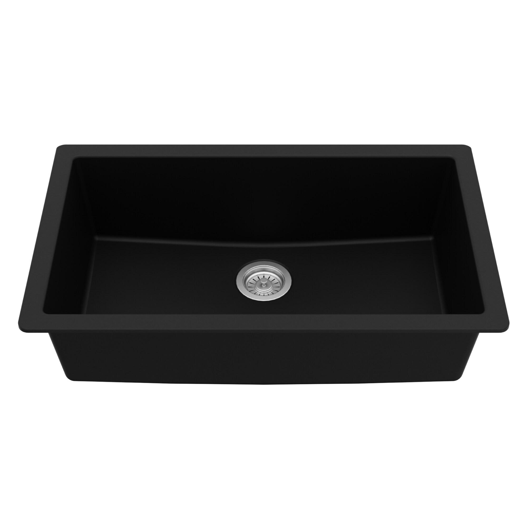 Karran Quartz 32-1/4'' X 19-1/4'' Large Single Bowl Undermount Kitchen Sink