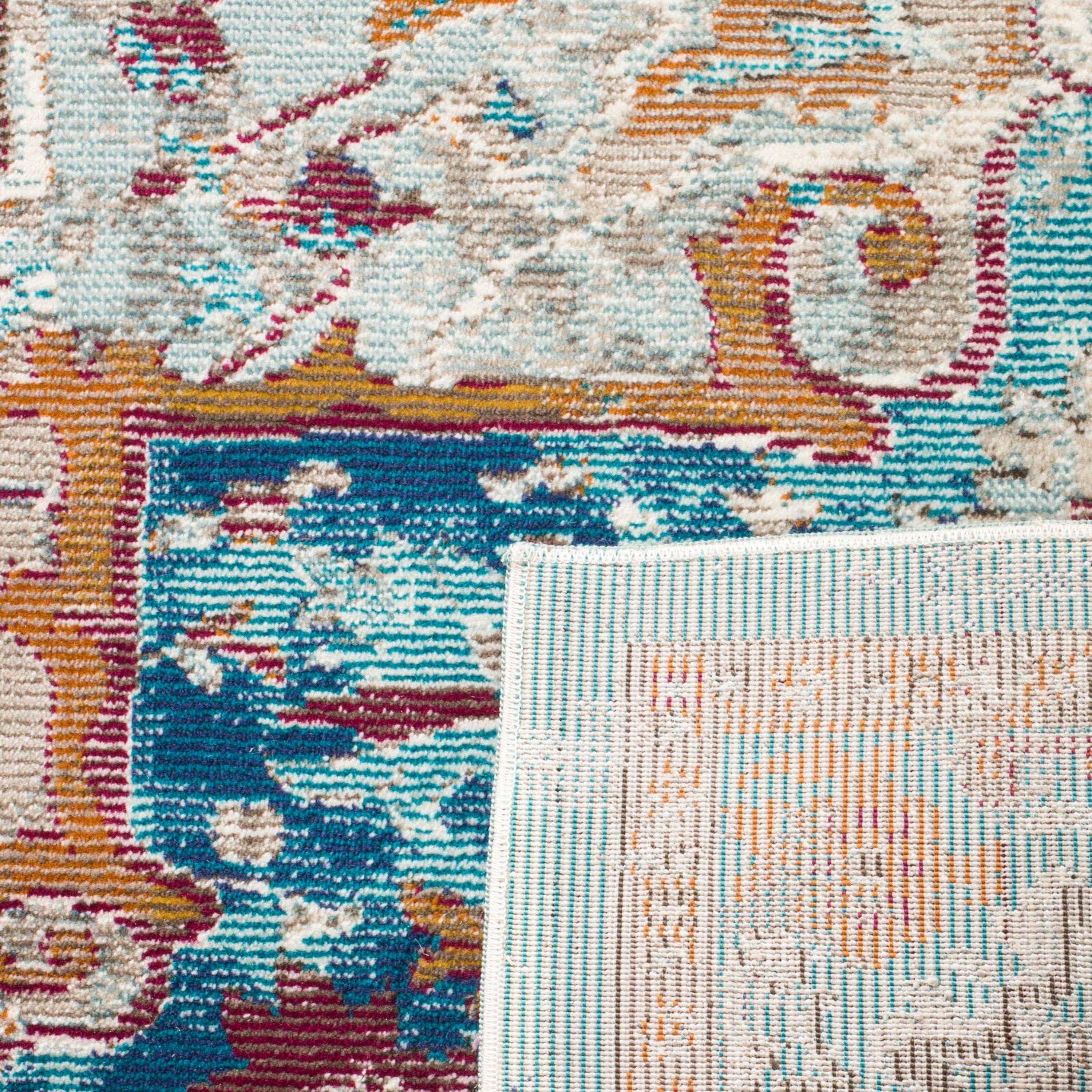 Aria ARA119 Power Loomed Area Rug - Beige/Blue - 10'x14' - Safavieh.