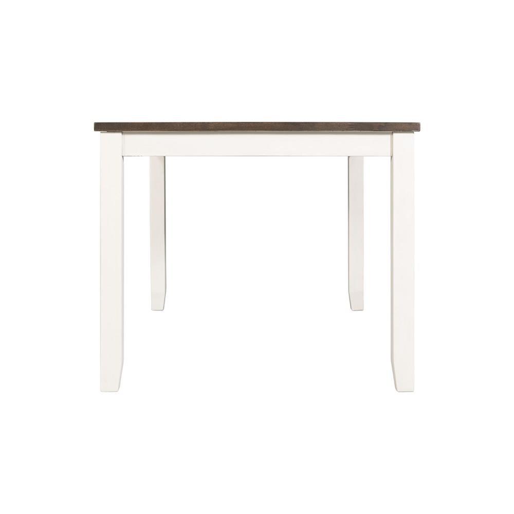 5pc Kona Dining Set Brown - Picket House Furnishings: Ladder Back Chairs, Wood Frame, Polyester Seat