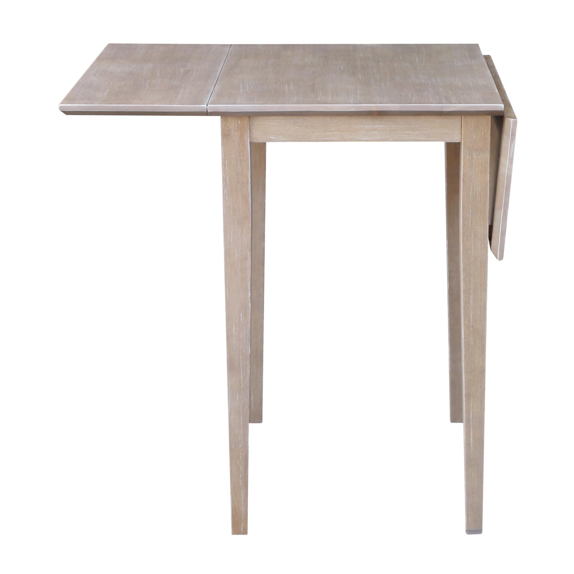 Tate Dining Table Washed Gray/Taupe - International Concepts